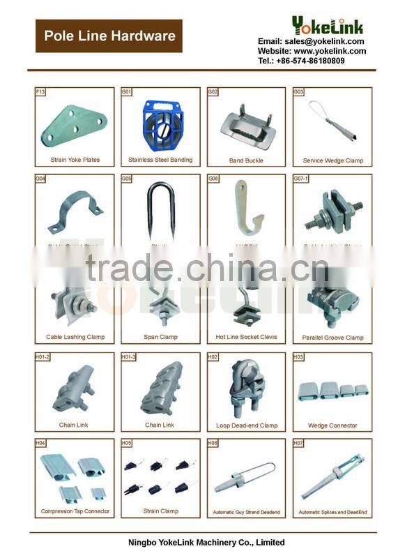150 KN preformed dead-ends Thimble clevis with clevis pin