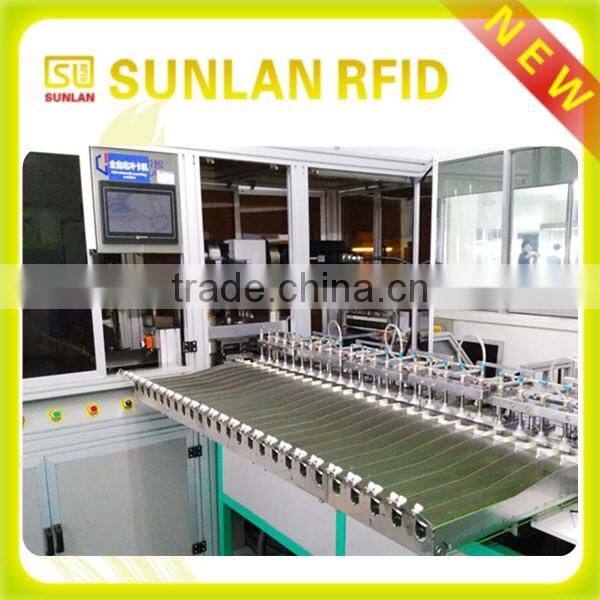 Customized size 3.56MHz A4 size pvc/pet rfid card inlay/prelam with chip and antenna(professional manuafcturer)