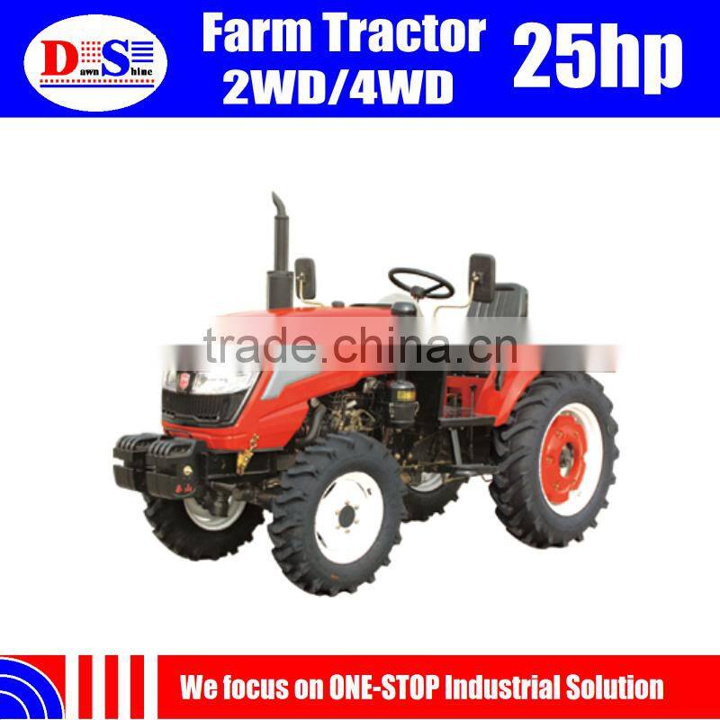 25 hp Mini Farm Tractor 2WD Mini Tractor Prices GT250 Agricultural Tractor