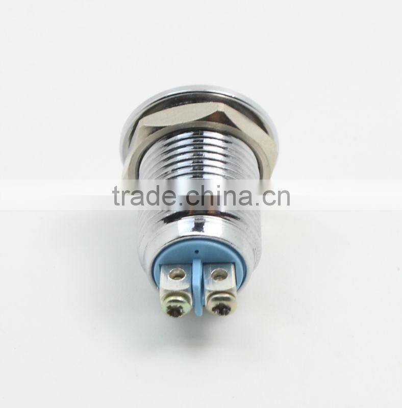 12mm metal 24 volt led indicator lights GQ12CS-D