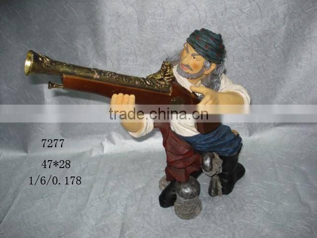 Custom pirate design skull head crafts