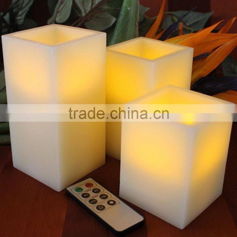 led flameless candles led flameless square pillar flickering candles home decorative candles wedding candles
