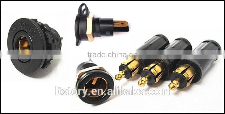 Black color car Merit socket12V Power Socket Black cooler