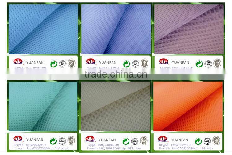 15 years of quality assurance Very high quality pp nonwoven fabrics