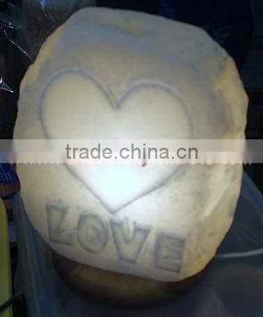 WHITE SALT CRAFTED SALT LAMPS