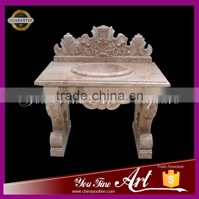 western marble basin design hand carved