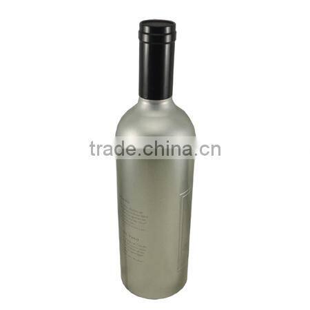hot sale empty round tin boxes for wine