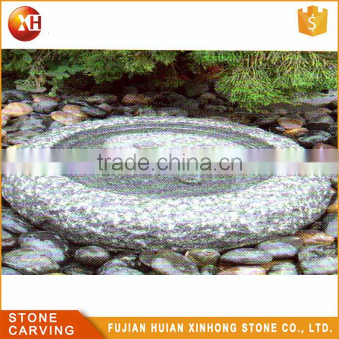 Stone Decorative Hand Carve Bird Carving Water Bowl