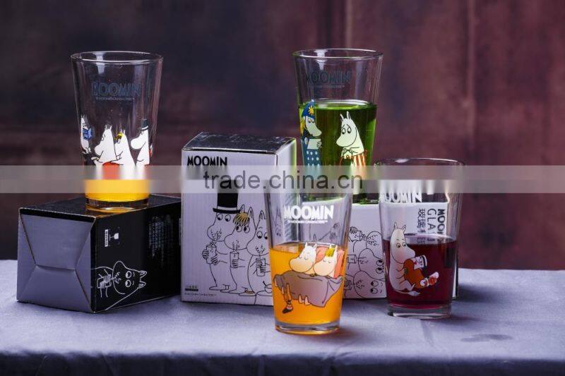 470ml clear glass cups glass beverage cup