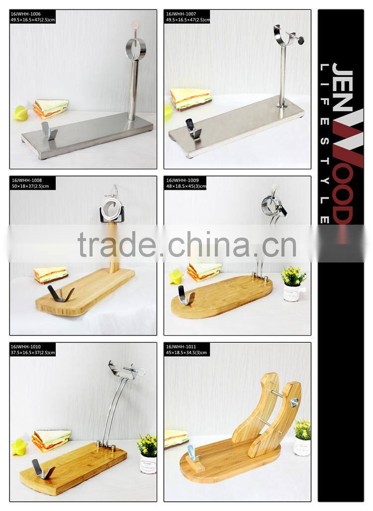 50% off with low MOQ wooden ham stand in spanish
