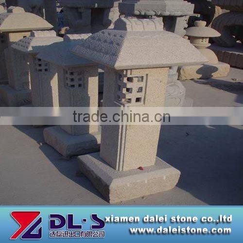 Carved stone lantern
