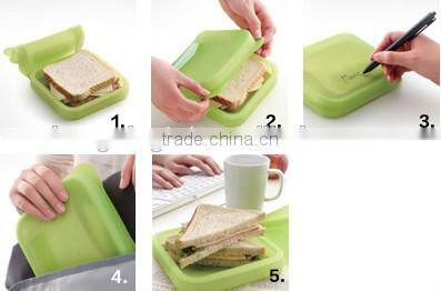 Silicon sandwich bag,snack pouches