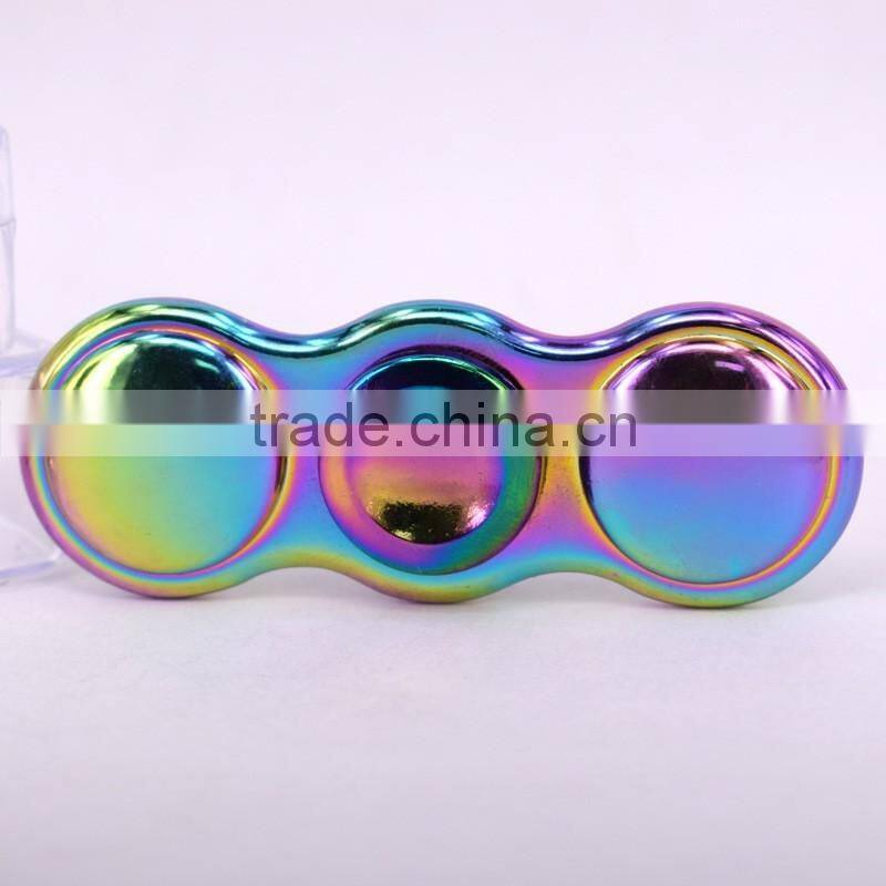 Colorful Rainbow Spinner, copper hand spinner toys wholesale