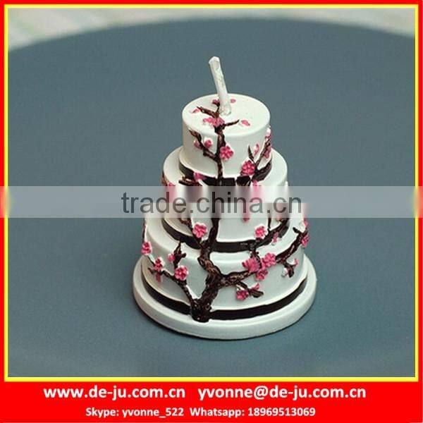 Cheap Unique Gift Sakura Beurre Cake Candle Wedding Souvenir