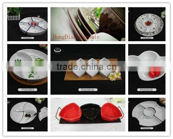 Pure white ceramic restaurant oval dinner porcelain bake plate,new design oval plate sets