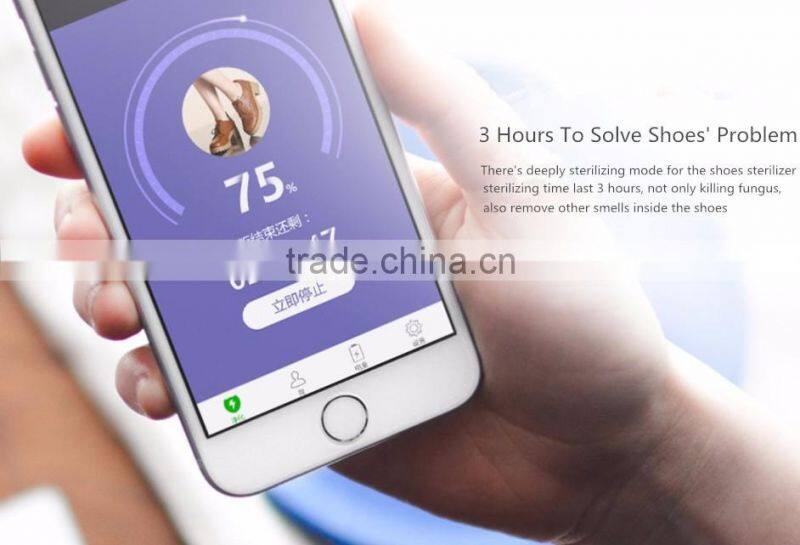 New Innovative Intelligent Mobile APP Shoe Deoderize Sterilizer, Active Oxygen Anion Smart Powerful Shoe Smell Remove Sterilizer