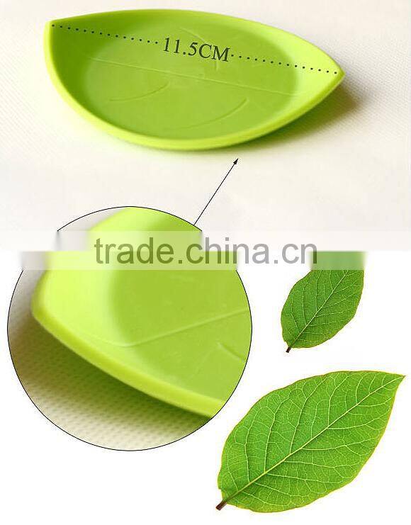 Supply creative fashion silicone insulation pad / leaf shape cup mat