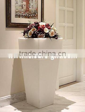 FO-9530 LED illuminate flower planter,home ornaments flower pots,tall flower vase