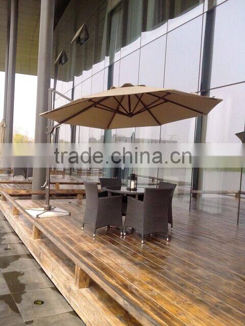 Round Roma Patio Side Garden Parasol Umbrella