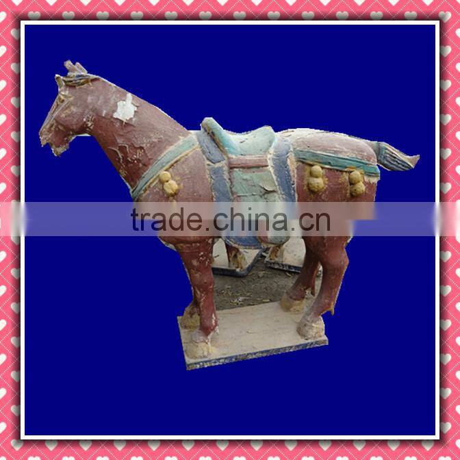 Wood Horse Carving Statue Wood Craft