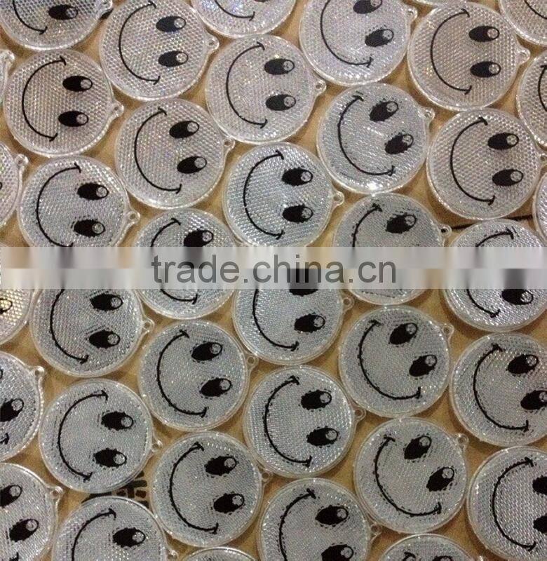 EN13356 PMMA rectangle reflector keychain