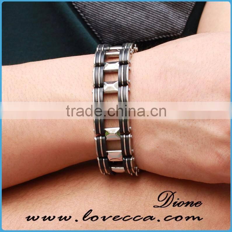 Latest 316L Stainless Steel Bracelet Mens Bike Motorcycle Chain Bracelet