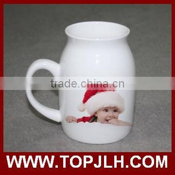 make new design printed good morning sublimation milk mug