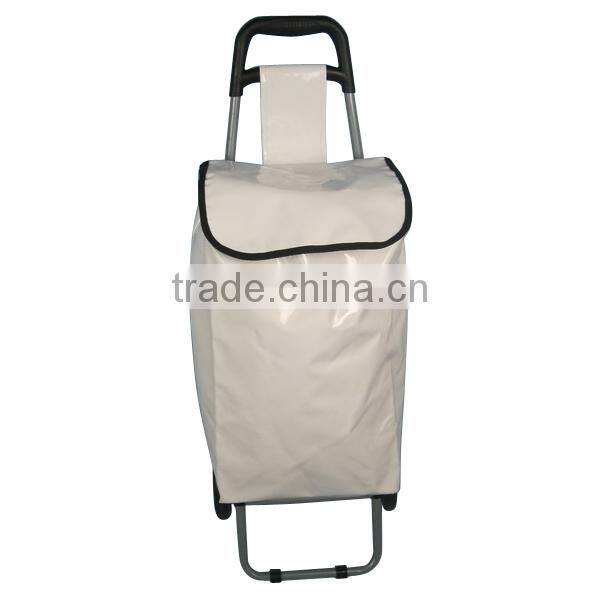 Fashion Faux Leather Shopping Trolley