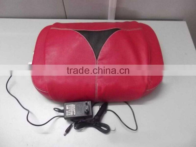 new Back Pleaser Massage Shiatsu Cushion Heat Rolling Chair Lounger Kneading Plus