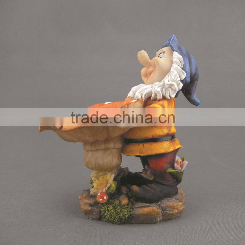 Made in China Garden Series Resin Outdoor Garden Lawn Dwarf, 7 Dwarfs Garden Gnome Statues