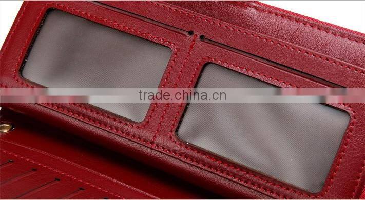 Hot selling leather large capacity clutch bag women purse clutch bag