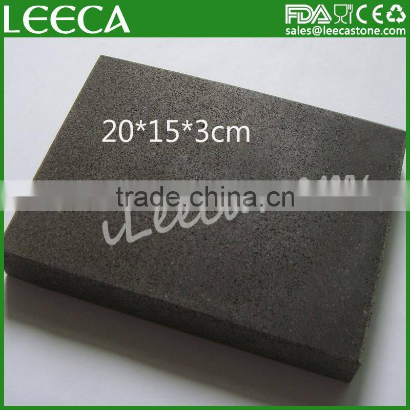 LEECA 3 cm thickness stone/hot lava stone/ grill stone set