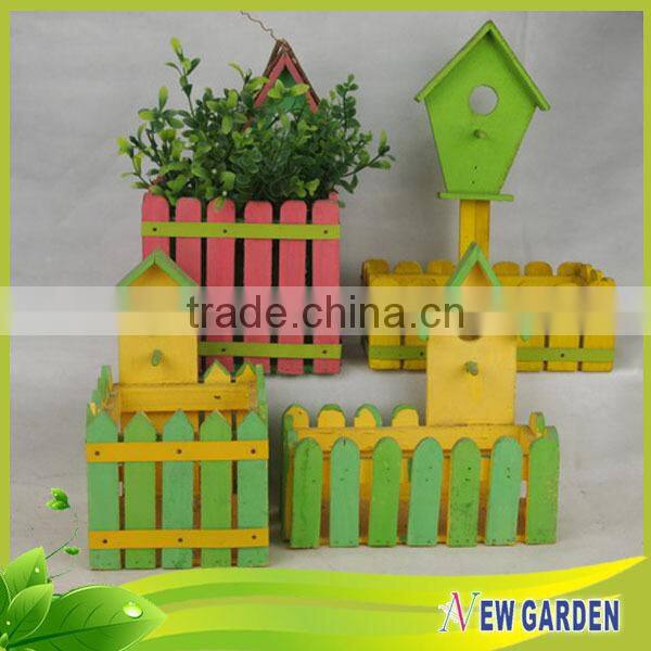 Custom Outdoor Slat Unique French Rectangular Pplanter Box