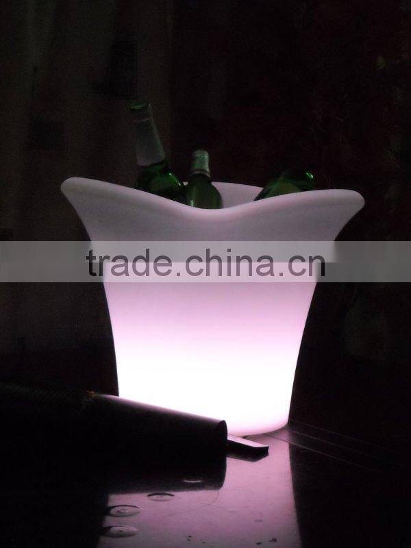 remote control rechargeable LED ice bucket /LED bucket