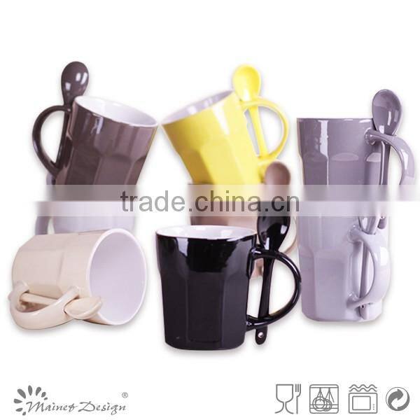 big ceramic stoneware engrave coffee mug