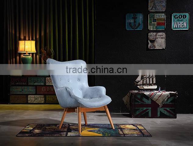 YYA039 Nordic wood armchair meeting chair leisure chair/Nordic furniture/simple Japanese style oak solid wood dining chair