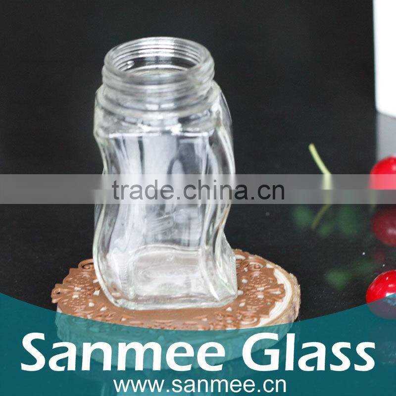 Supplies Glass Jar 168ml Transparent Glass Bottle For Perfume