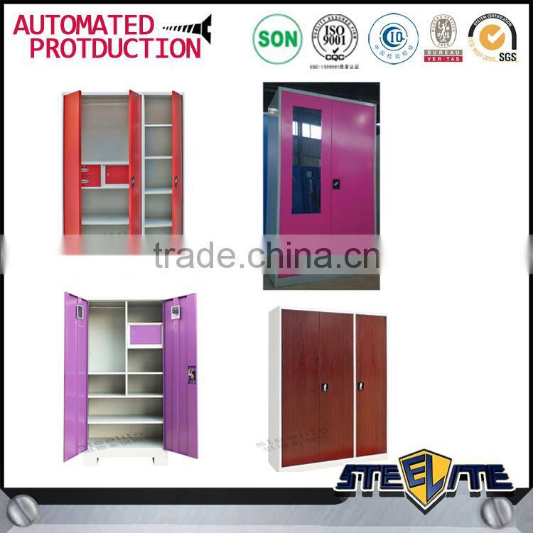 Markets Hot Sale cheap godrej furniture different colour steel almirah