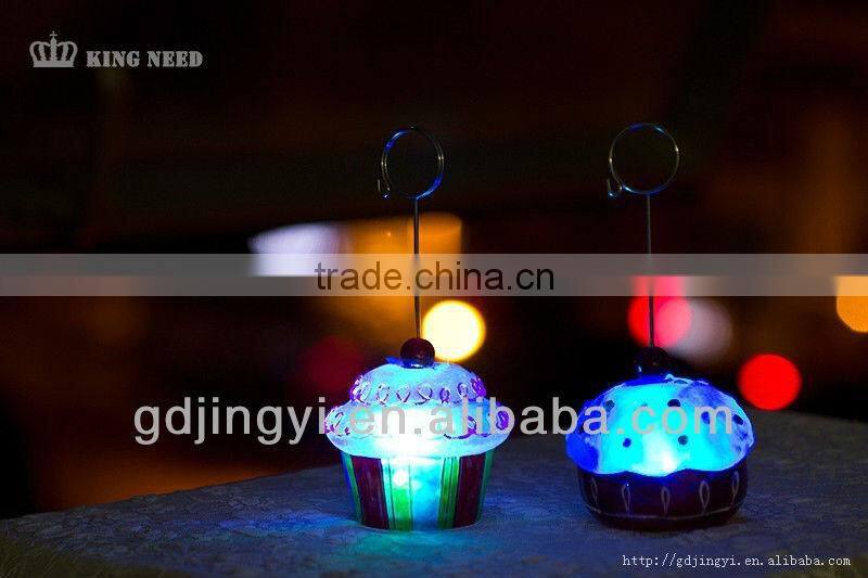 acrylic office card holder with LED light