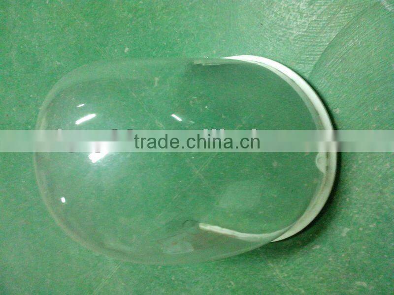 vacuum forming helmet shield of plastic
