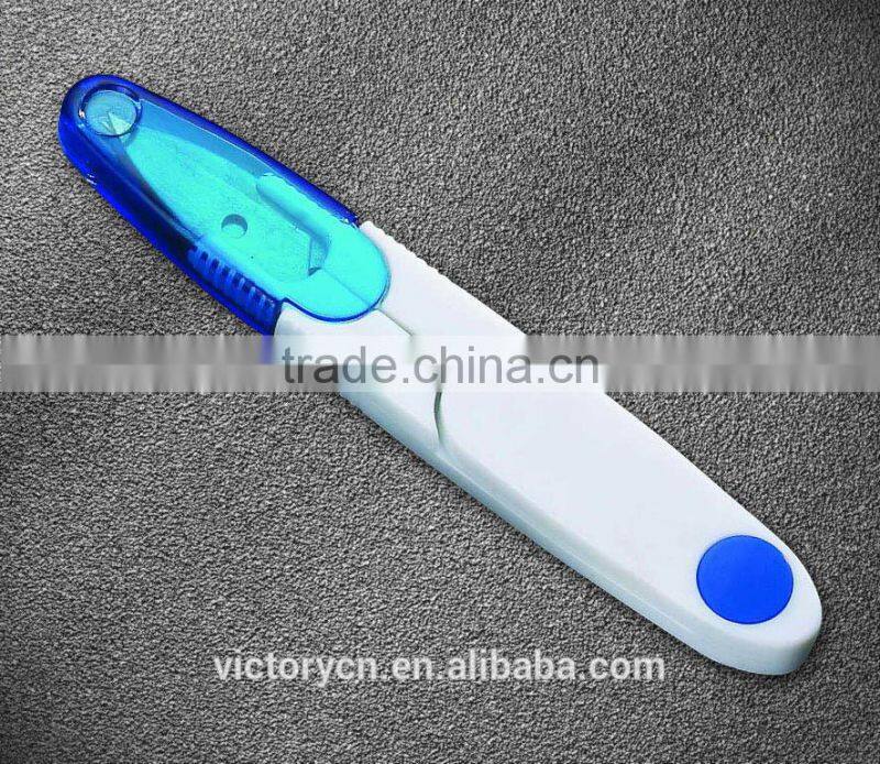 Well sale high quality plastic fishing line cutter,fishing scissors