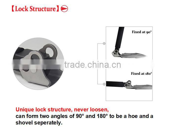 Bushcraft Survival Shovel Survival Knife Camping Knife Folding 2015 Tactical Spade Camping Hiking Shovel Wooden Shovel