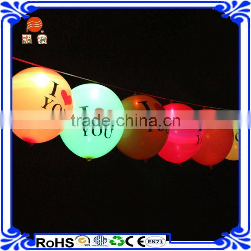 wholesale balloons for Wedding decoration LED glowing balloon for selection