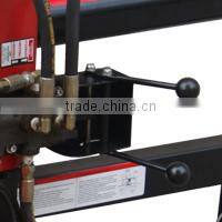 Italy Bologna Fair exhibited horizontal and vertical hydraulic Honda 6.5hp engine 16ton petrol powered wood splitter