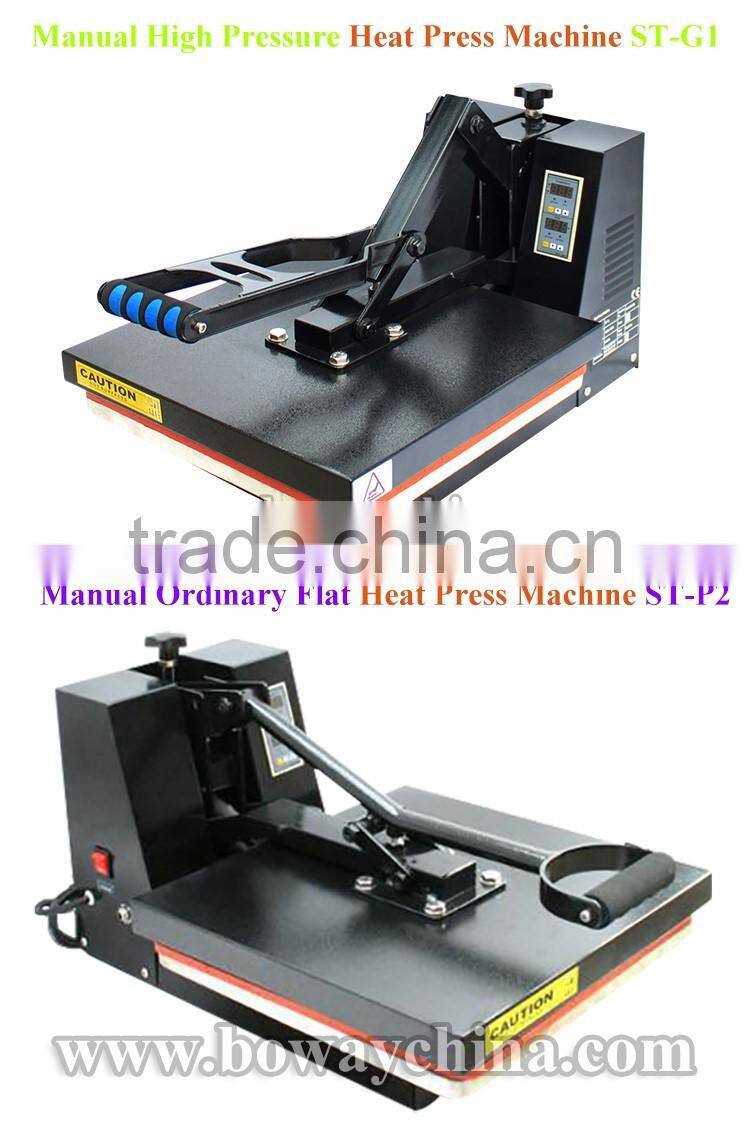 Manual High Pressure Flat Heat Press Thermal Transfer Printer