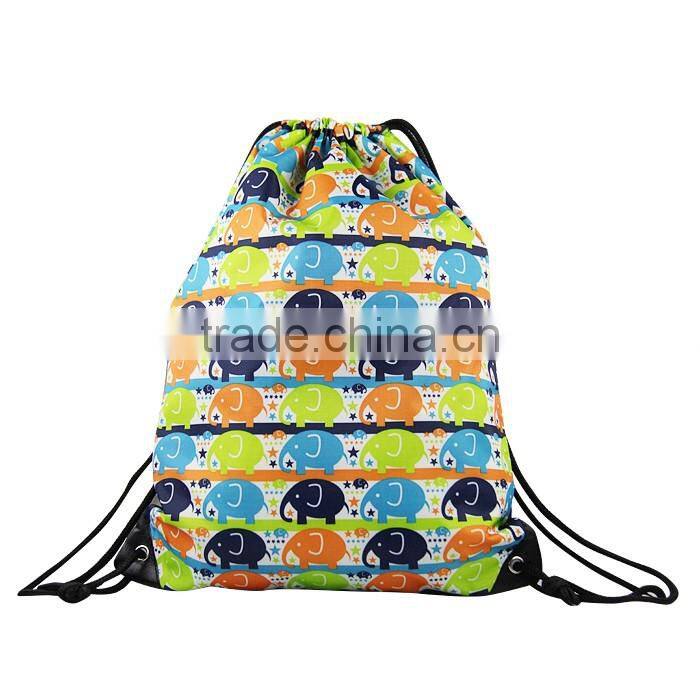 New recycle Factory Promotional drawstring nylon sling bag