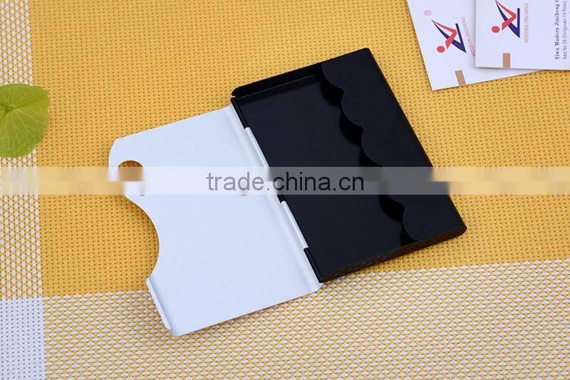 New arrival Silver Aluminum Business card Holder case Holder wholesale