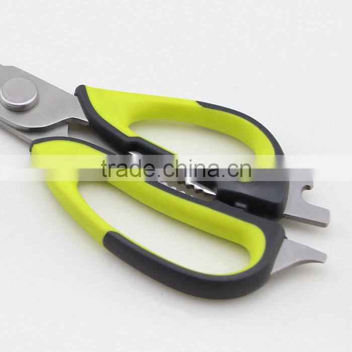 Stainless Steel Heavy Duty Checkered Chef Multifunction Kitchen Scissors