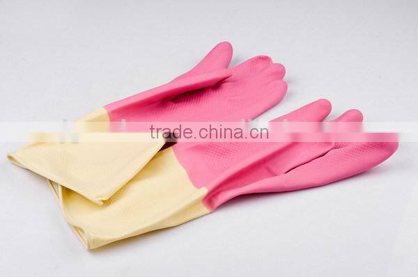 Home Furnishing Dish Washing Gloves Natural Latex Gloves
