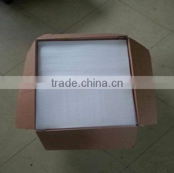 China Export Wholesale EPE foam cloth cushion film /color white /tasteless